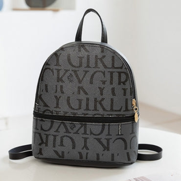 Lucky Girl Small Blue Backpack for Women and Girls