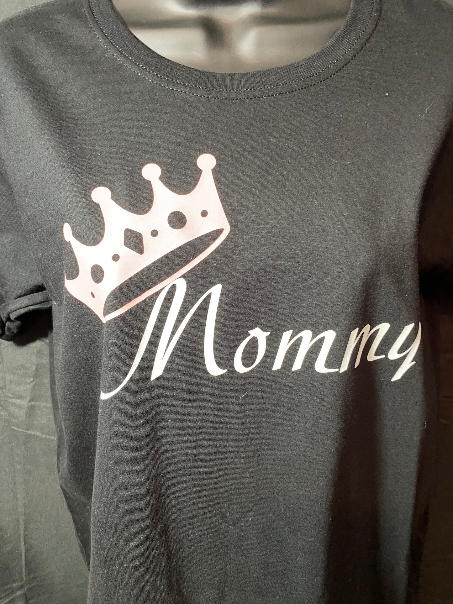 Children's “Mini” Crown Design Shirt with Matching Mommy and me Shirt