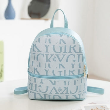 Lucky Girl Small Blue Backpack for Women and Girls